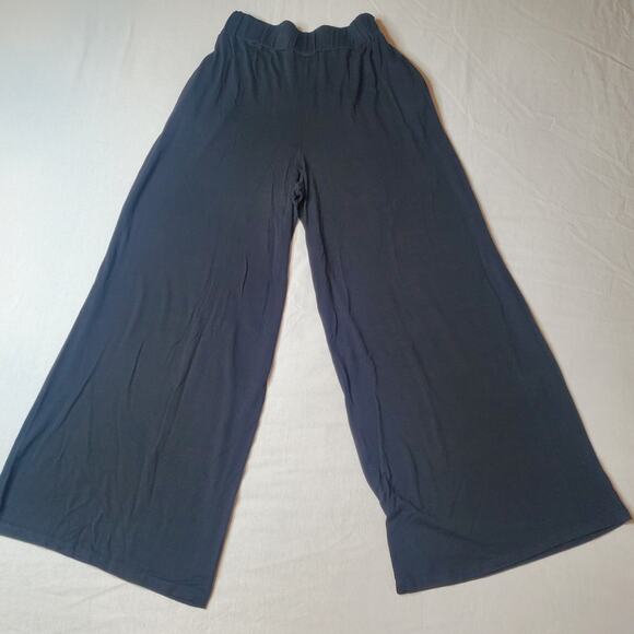 Maeve Anthropologie Women's Size XS Jersey Knit Wide Leg Pants Black - Picture 3 of 9